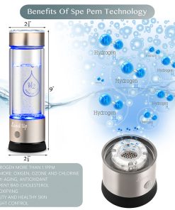 water-bottle-with-hydrogen-generator-action