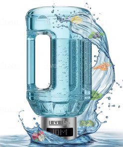 2025 Hydrogen Water Bottle Jug – FDA Approved - Digital Display – Up to 4000PPB - 51oz Capacity